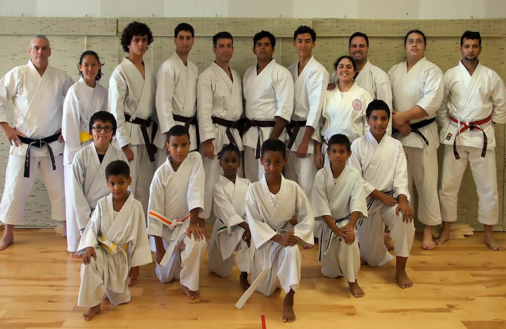 Photo with Rising Sun Dojo Instructors & Students
